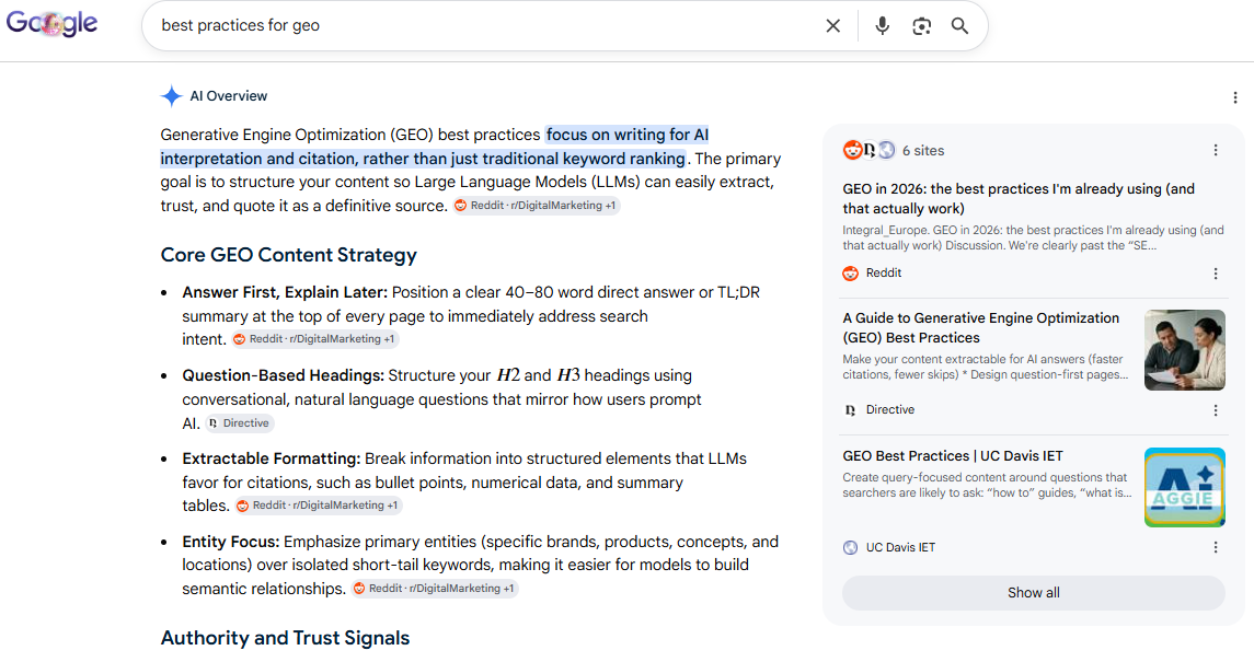 ai overview » Webskitters